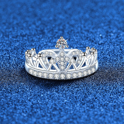 [Plus&Max]DREAMY CROWN MOISSANITE RING - 1.2CT ELEGANT PRINCESS STYLE