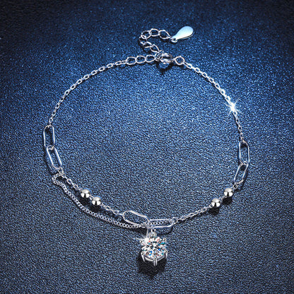 [Plus&Max]CLASSIC SOLITAIRE MOISSANITE BRACELET
