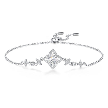 [Plus&Max]MARQUISE-CLOVER MOISSANITE BRACELET