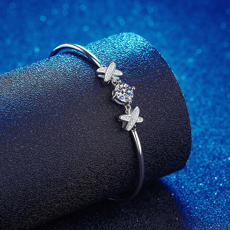 [Plus&Max]ELEGANT BOW-KNOT MOISSANITE BRACELET