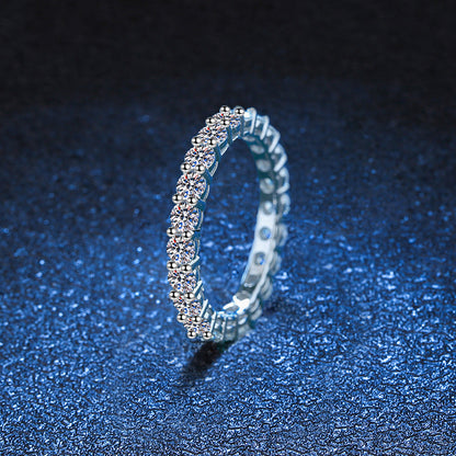 [Plus&Max]LUXURIOUS 2.2 CARAT FULL ETERNITY MOISSANITE RING