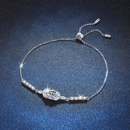 [Plus&Max]BLOOMING STAR-FLOWER MOISSANITE BRACELET