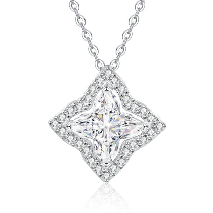 [Plus&Max]STAR-CLOVER MOISSANITE NECKLACE