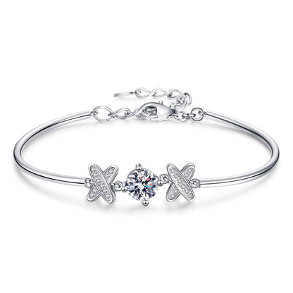 [Plus&Max]ELEGANT BOW-KNOT MOISSANITE BRACELET