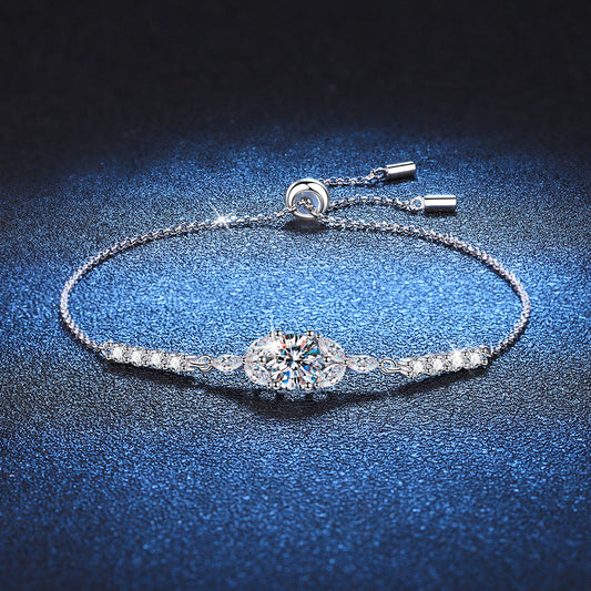 [Plus&Max]BLOOMING STAR-FLOWER MOISSANITE BRACELET