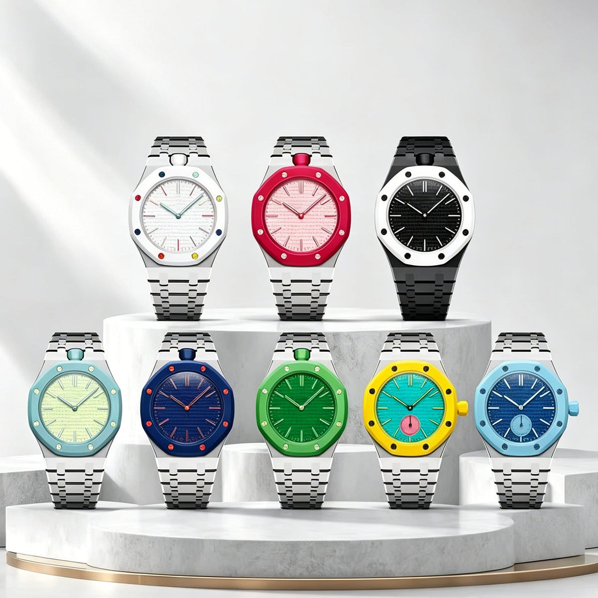 [Plus&Max]ROYAL OAK POP EXCLUSIVE STEE CASE & STRAP