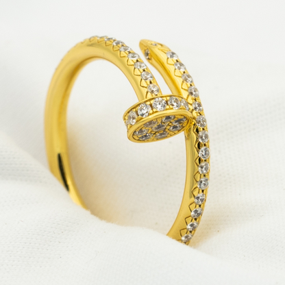 [Plus&Max]JUSTE RING 1.8MM GOLD DIAMONDS