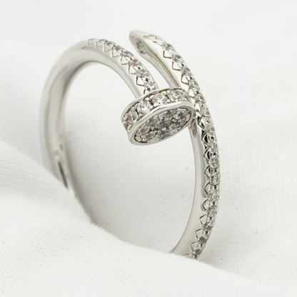 [Plus&Max]JUSTE RING 1.8MM SILVER DIAMONDS