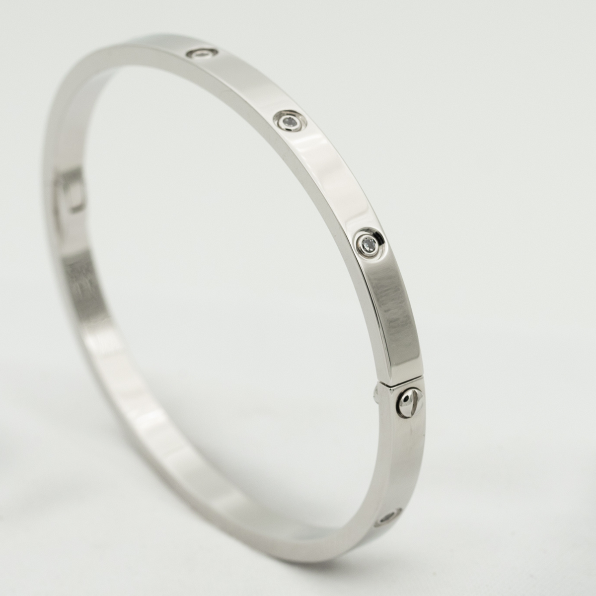 [Plus&Max]LOVE BRACELET 3.65MM 10 DIAMONDS