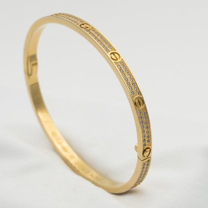 [Plus&Max]LOVE BRACELET 3.65MM DIAMOND-PAVED