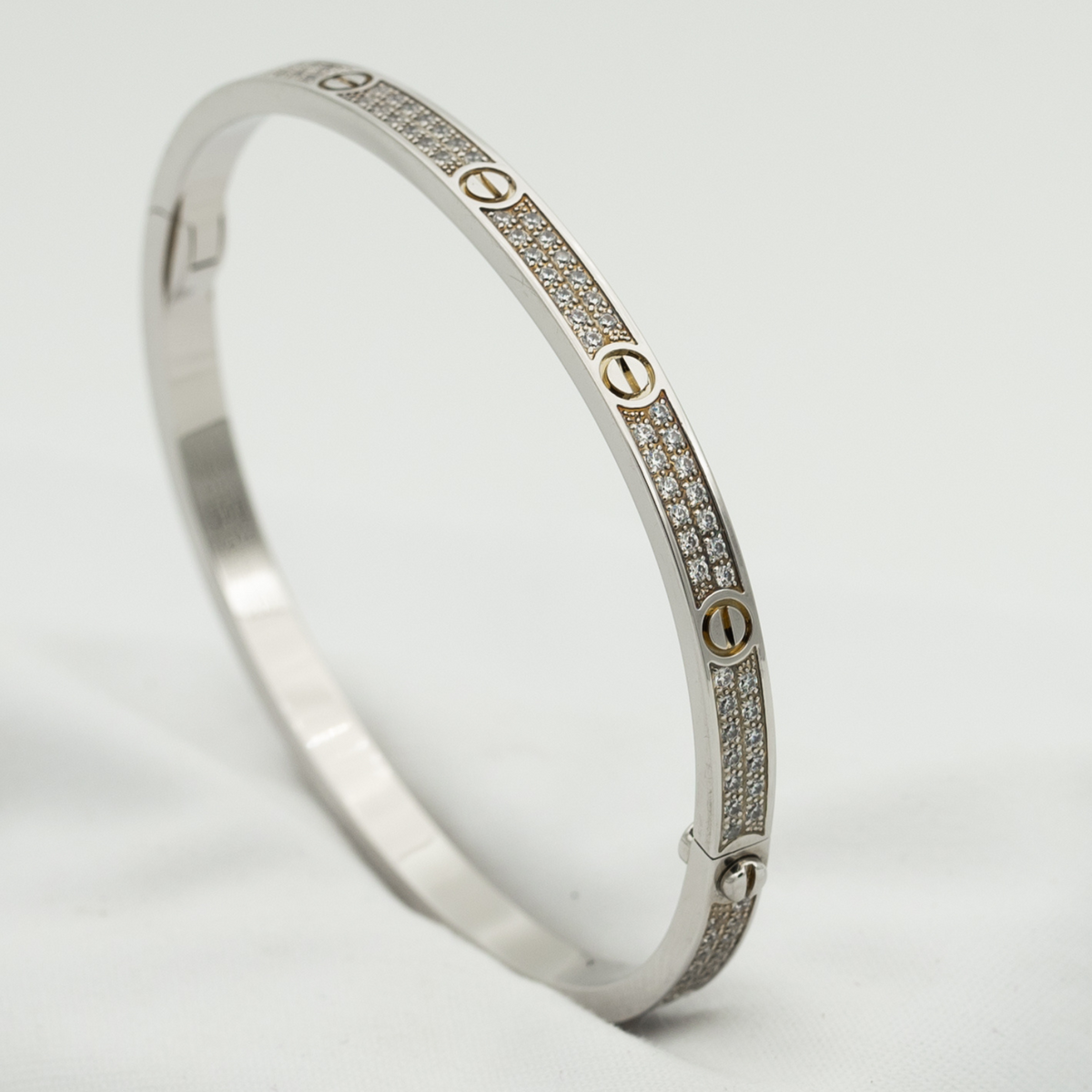[Plus&Max]LOVE BRACELET 3.65MM DIAMOND-PAVED