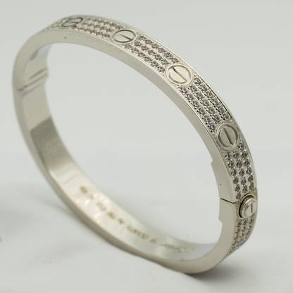 [Plus&Max]LOVE BRACELET 6.1MM DIAMOND-PAVED