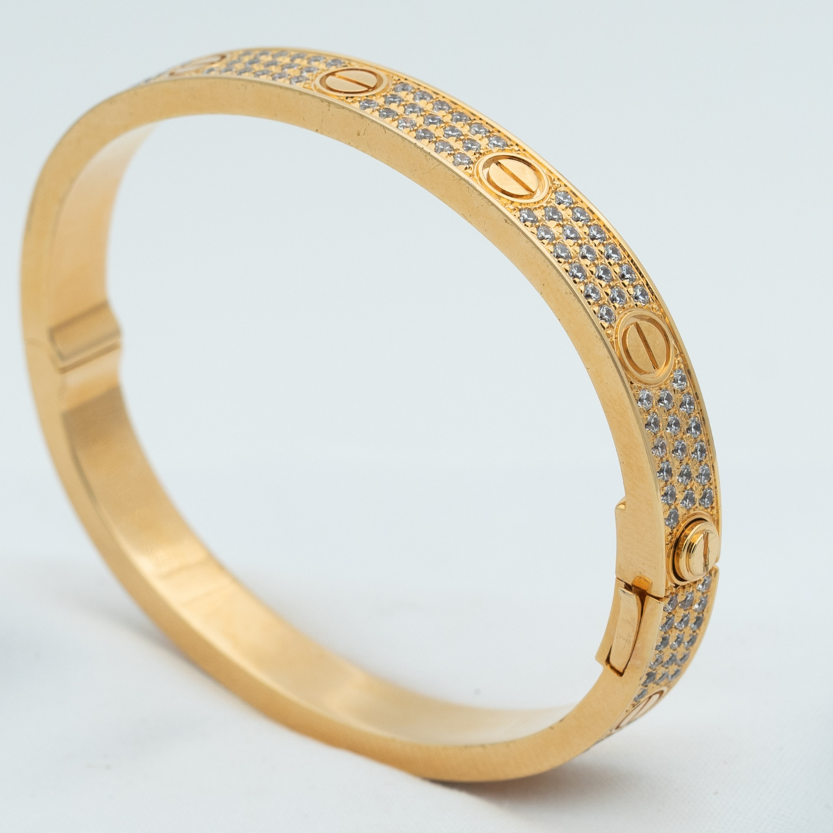 [Plus&Max]LOVE BRACELET 6.1MM DIAMOND-PAVED