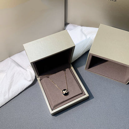 [Plus&Max]JEUX DE PINK GOLD DIAMOND NECKLACE