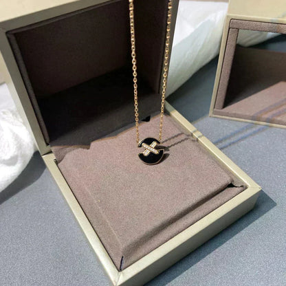 [Plus&Max]JEUX DE ROSE GOLD DIAMOND NECKLACE