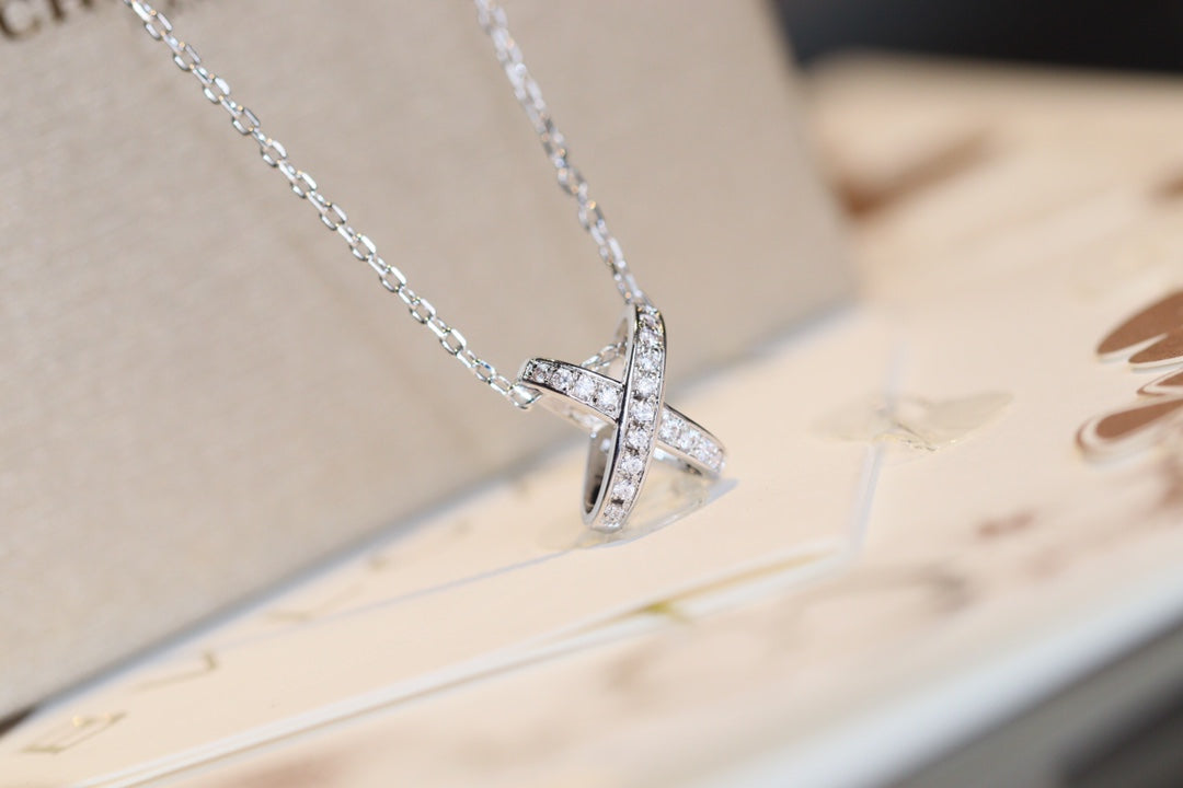 [Plus&Max]JEUX DE DIAMOND NECKLACE
