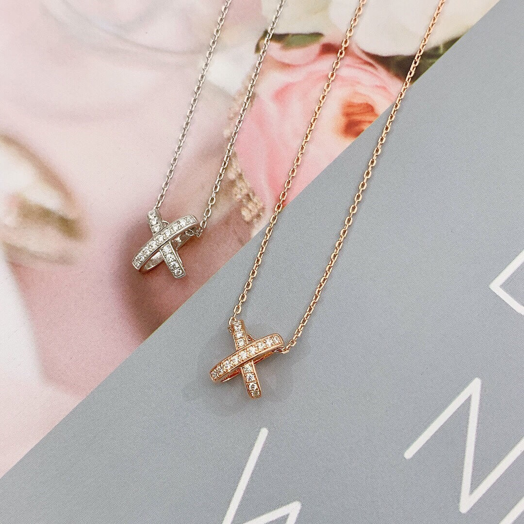 [Plus&Max]JEUX DE DIAMOND NECKLACE