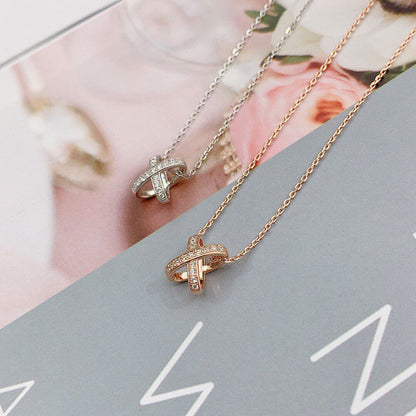 [Plus&Max]JEUX DE DIAMOND NECKLACE
