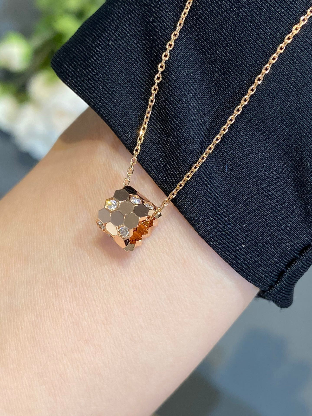 [Plus&Max]BEE LOVE DIAMOND NECKLACE