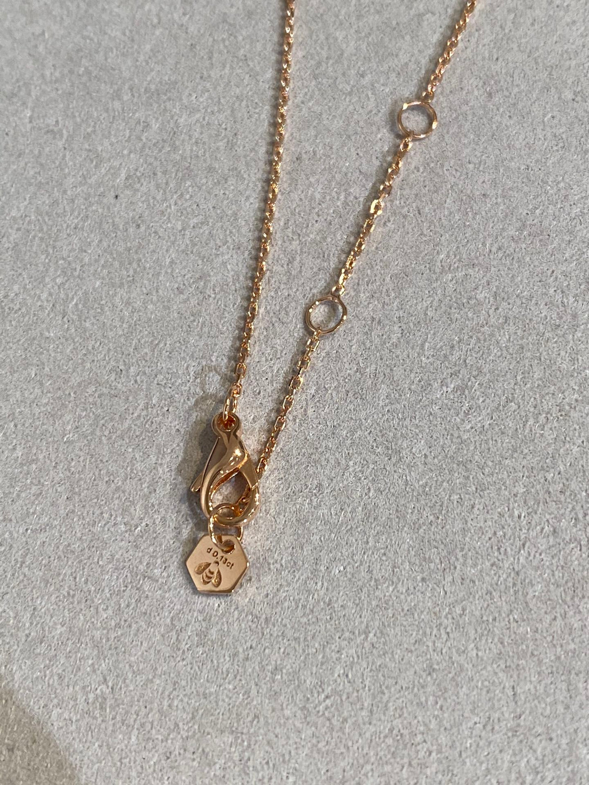 [Plus&Max]BEE LOVE DIAMOND NECKLACE