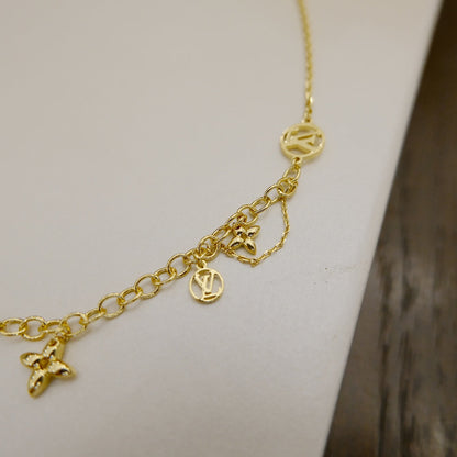 [Plus&Max]BLOOMING SUPPLE NECKLACE BRASS