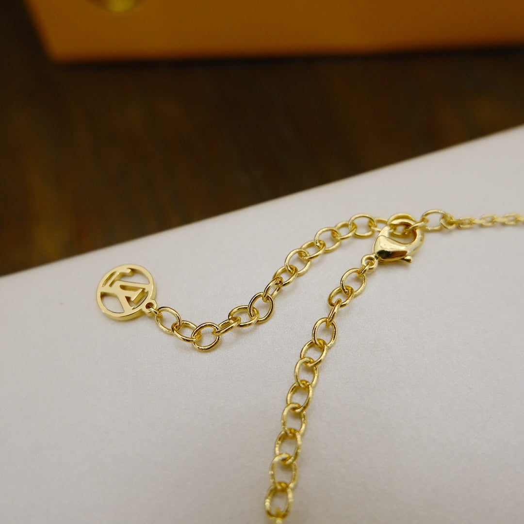 [Plus&Max]BLOOMING SUPPLE NECKLACE BRASS