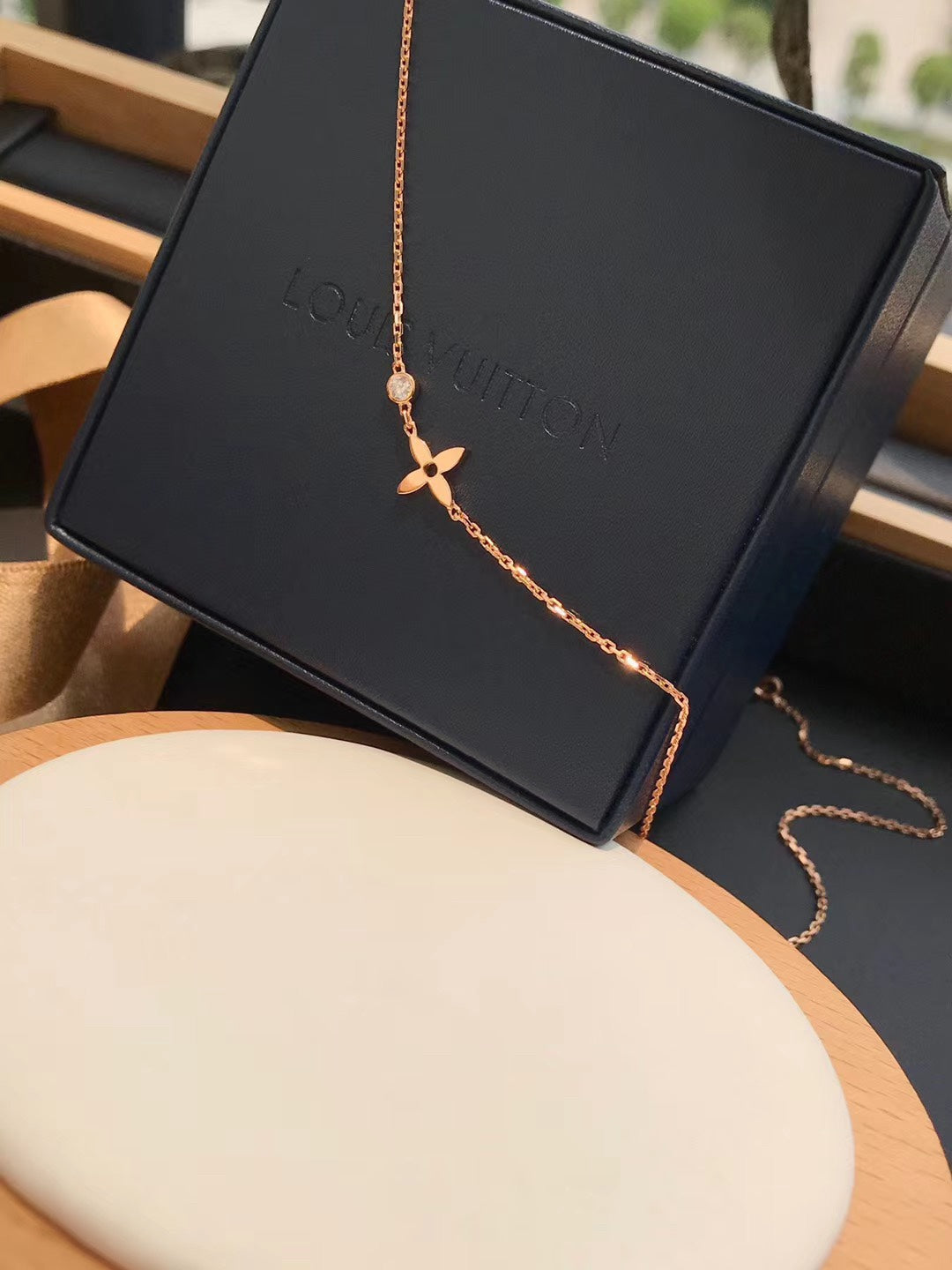 [Plus&Max]BLOSSOM PENDANT PINK GOLD AND DIAMOND