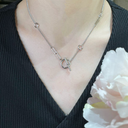 [Plus&Max]HM STERLING CHAINE D'ANCRE HEART