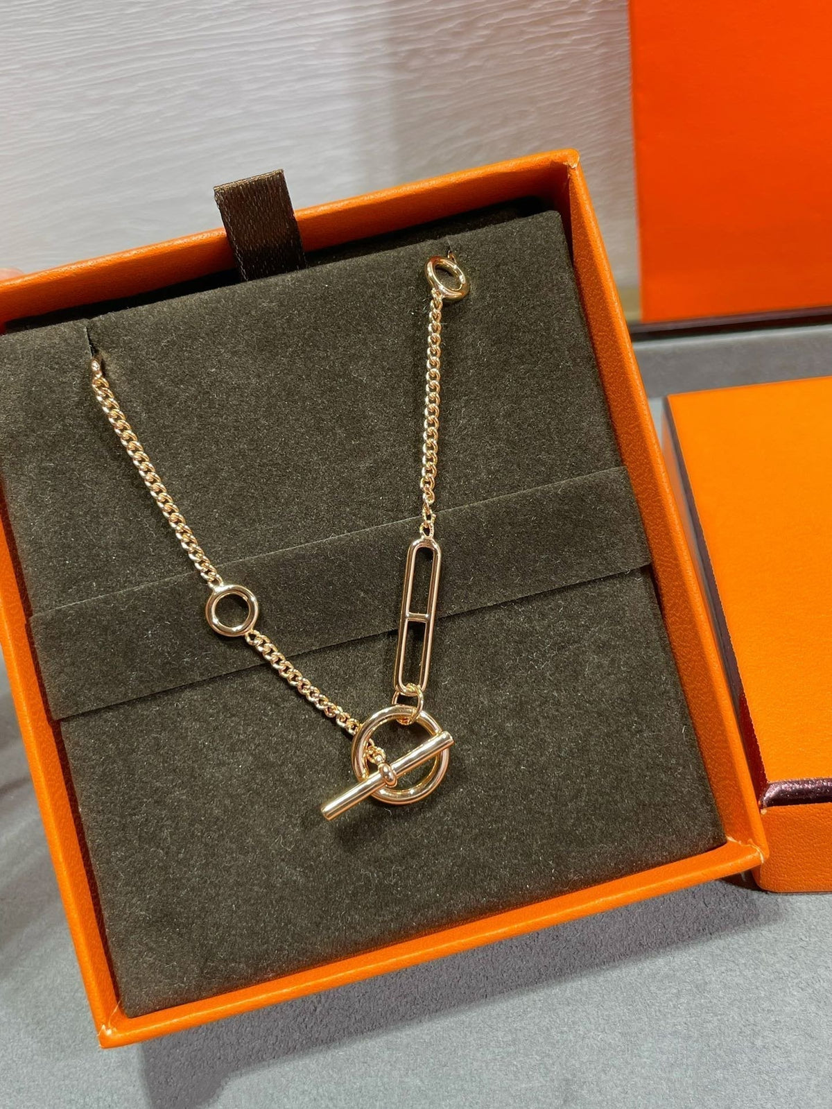 [Plus&Max]HM STERLING CHAINE D'ANCRE HEART
