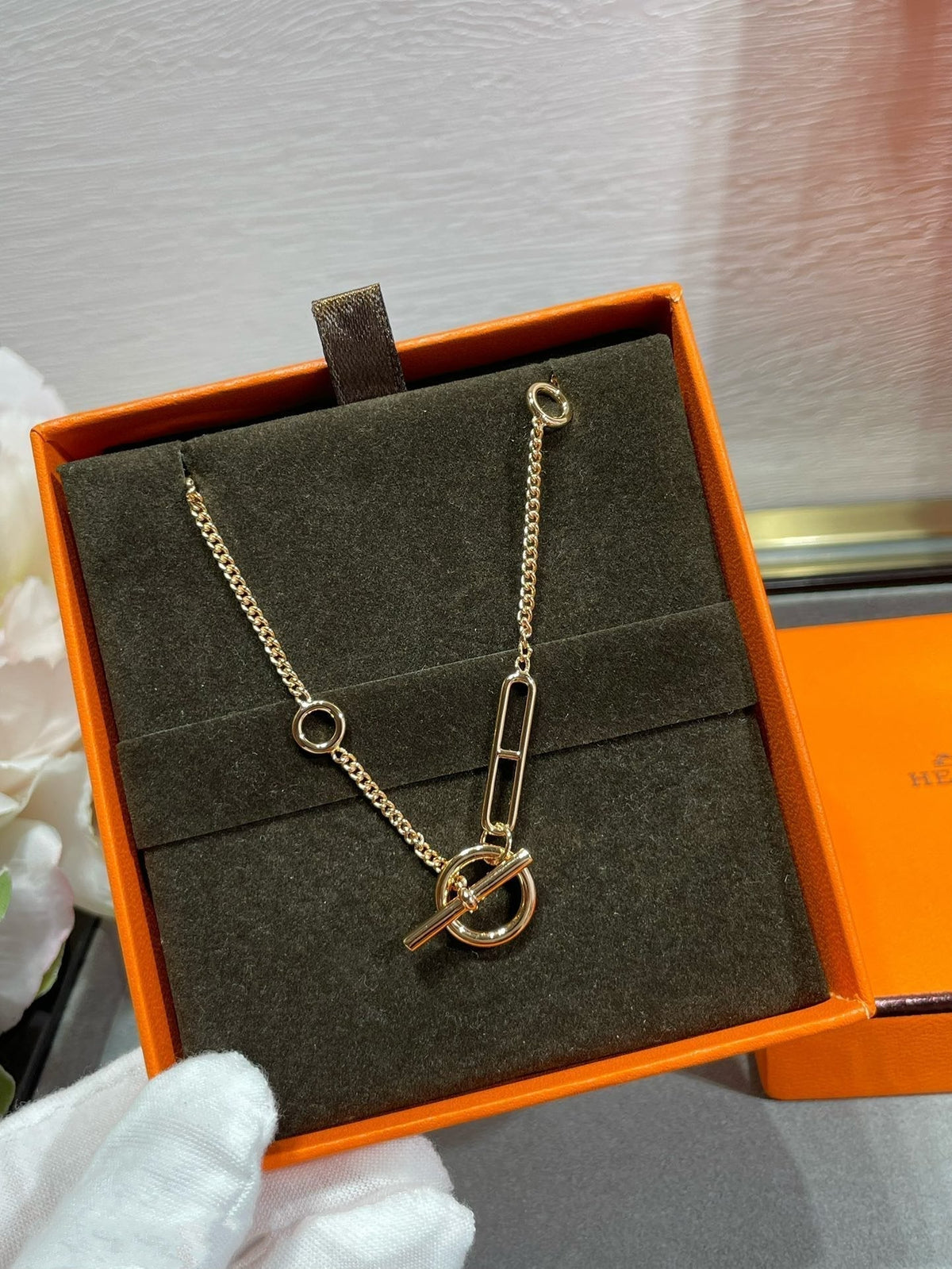[Plus&Max]HM STERLING CHAINE D'ANCRE HEART