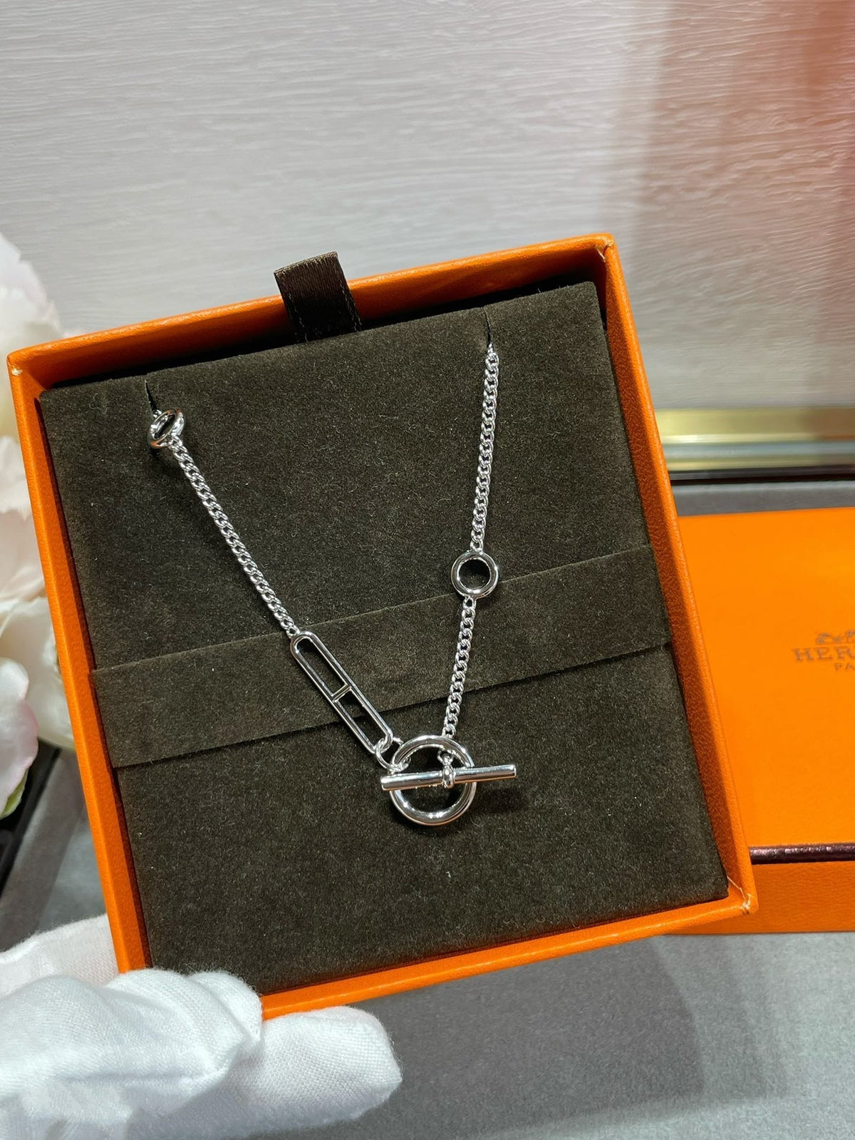 [Plus&Max]HM STERLING CHAINE D'ANCRE HEART