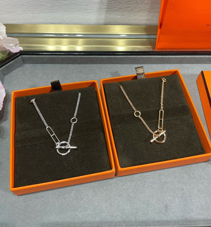 [Plus&Max]HM STERLING CHAINE D'ANCRE HEART
