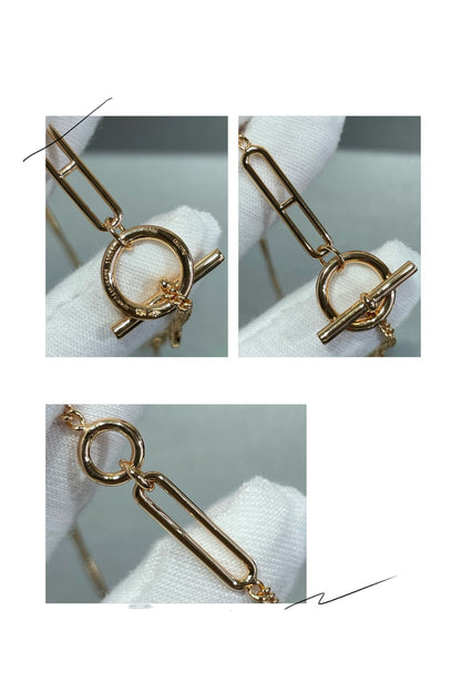 [Plus&Max]HM STERLING CHAINE D'ANCRE HEART
