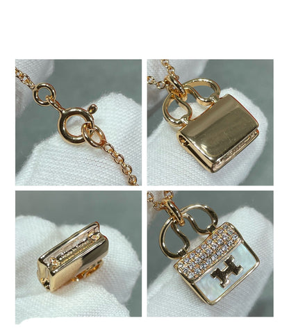 [Plus&Max]H CIRCE MOISSANITE PENDANT NECKLACE GOLD