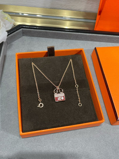 [Plus&Max]H CIRCE MOISSANITE PENDANT NECKLACE GOLD