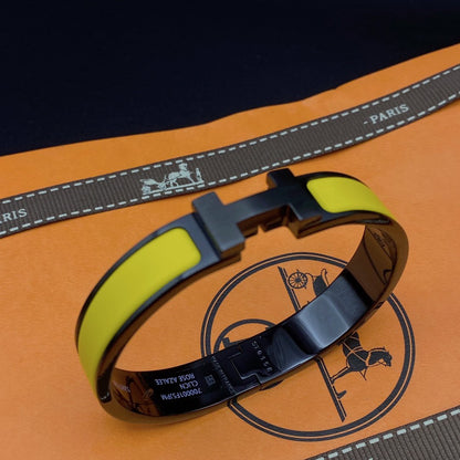 [Plus&Max]CLIC HM SO BLACK YELLOW BRACELET