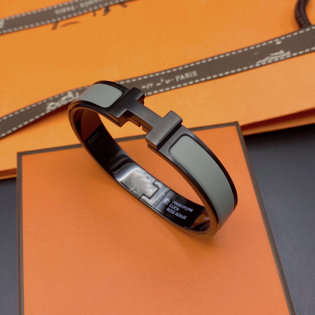 [Plus&Max]CLIC HM SO BLACK GREY BRACELET