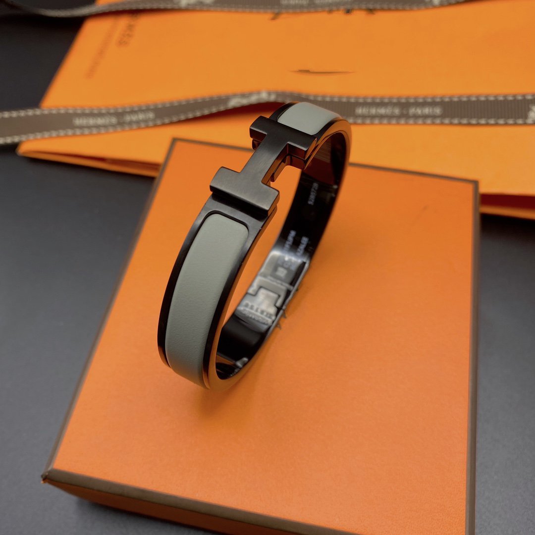 [Plus&Max]CLIC HM SO BLACK GREY BRACELET