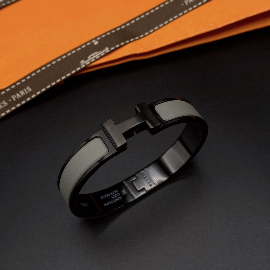 [Plus&Max]CLIC HM SO BLACK GREY BRACELET