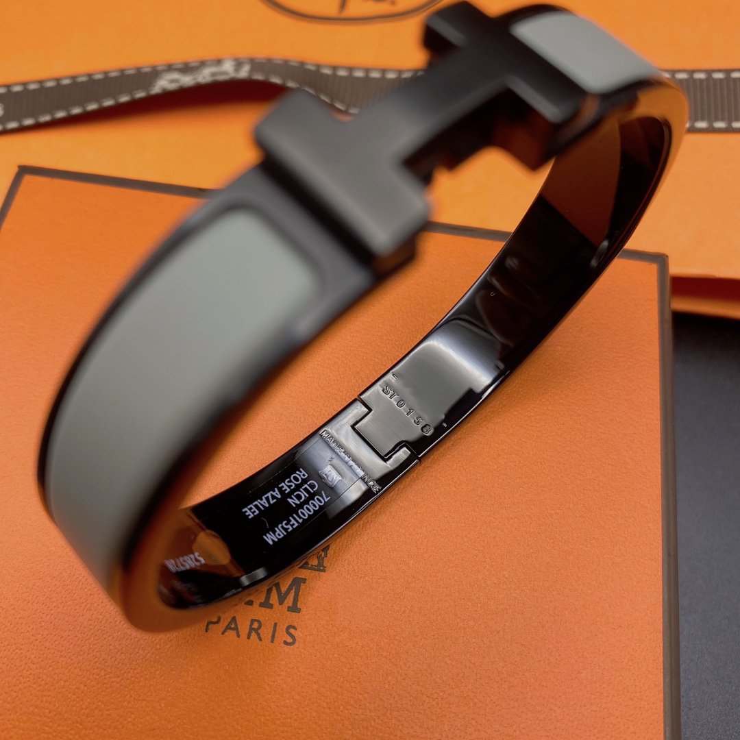 [Plus&Max]CLIC HM SO BLACK GREY BRACELET