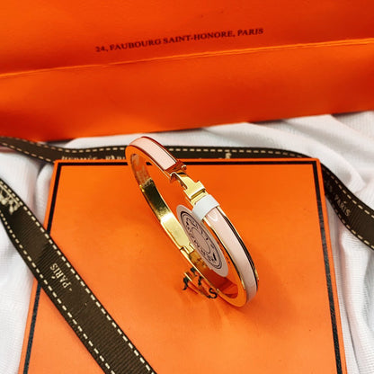 [Plus&Max]CLASSIC HM CLIC  PINK 8MM ENAMEL BRACELET