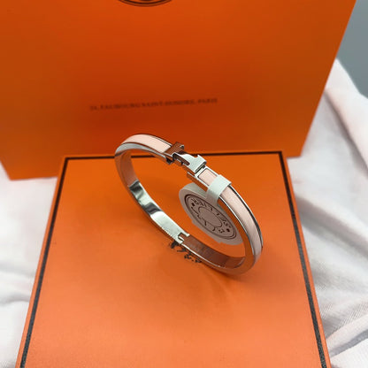 [Plus&Max]CLASSIC HM CLIC  PINK 8MM ENAMEL BRACELET