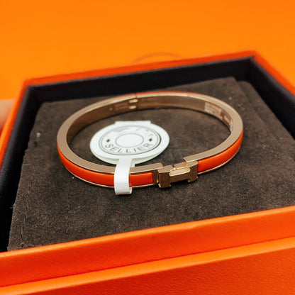 [Plus&Max]CLASSIC HM CLIC RED 8MM ENAMEL BRACELET