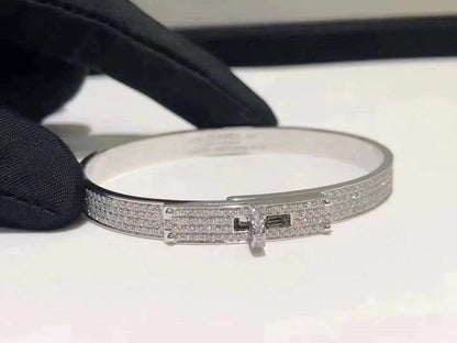 [Plus&Max]HM KELLY BRACELET IN SILVER AND FULL PAVE DIAMOND