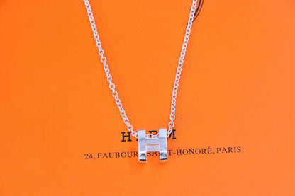 [Plus&Max]HM NECKLACE H LETTER OVAL SERIES