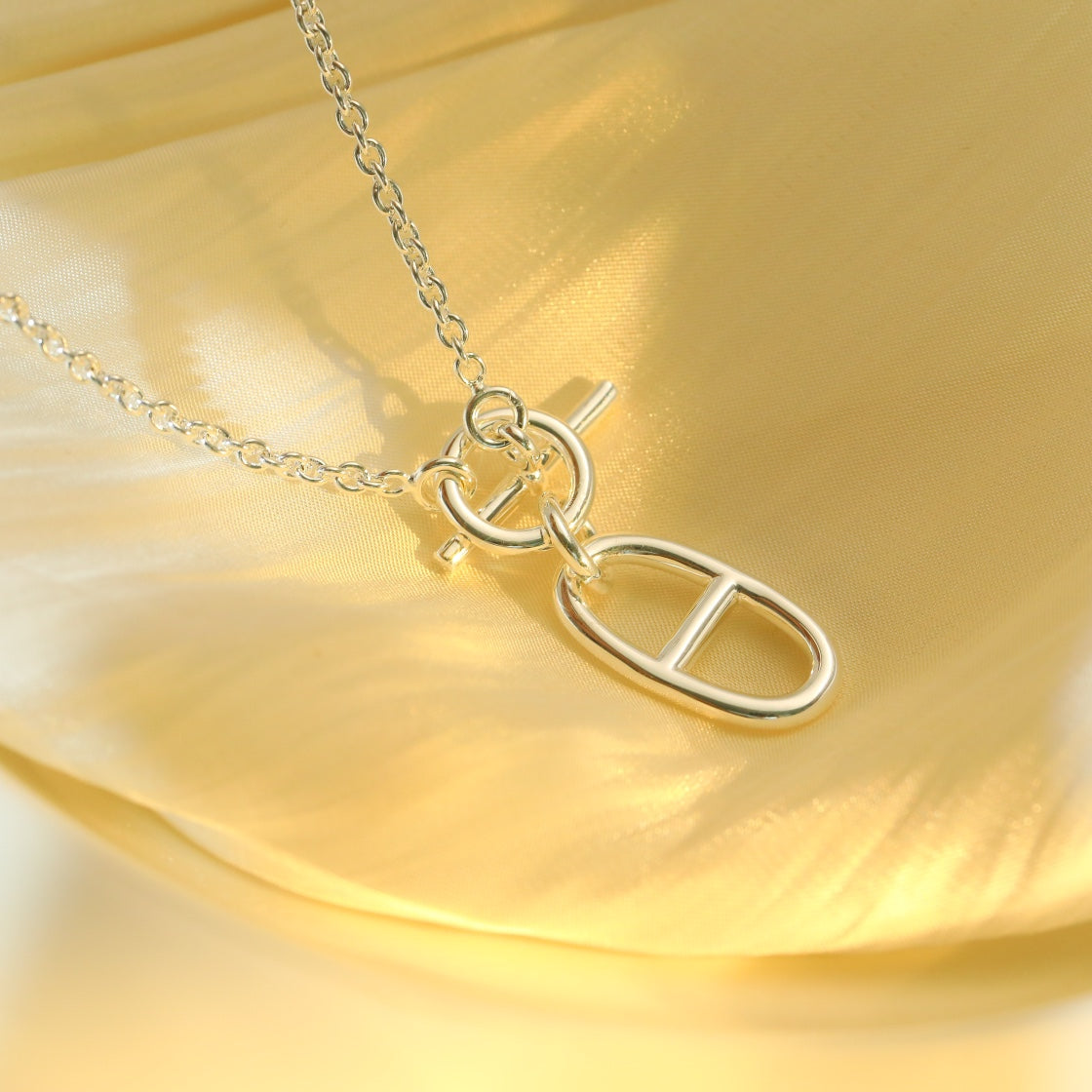 [Plus&Max]HM CHAINE D'ANCRE PENDANT NECKLACE STERLING SILVER