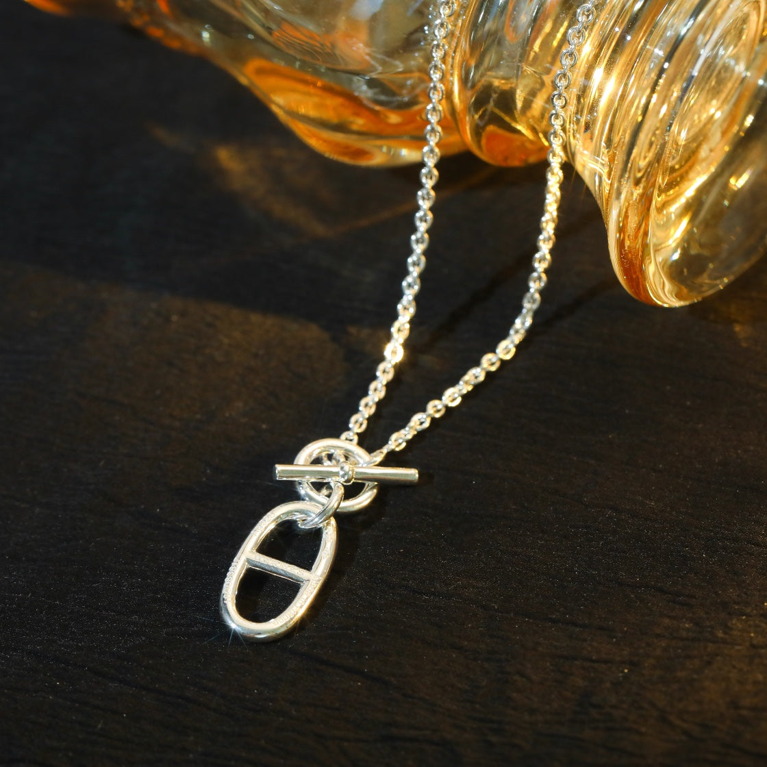 [Plus&Max]HM CHAINE D'ANCRE PENDANT NECKLACE STERLING SILVER