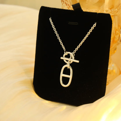 [Plus&Max]HM CHAINE D'ANCRE PENDANT NECKLACE STERLING SILVER