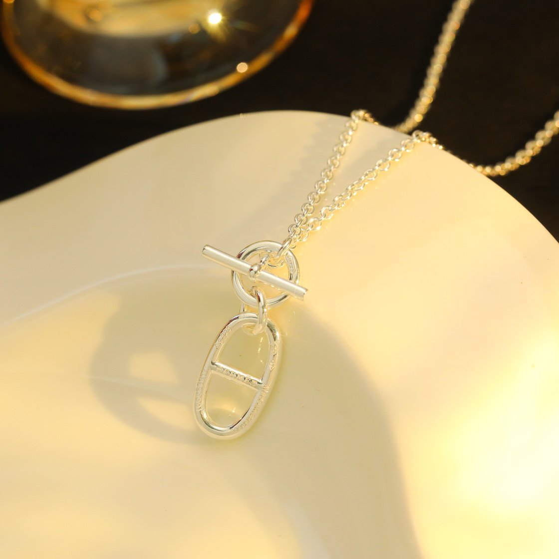 [Plus&Max]HM CHAINE D'ANCRE PENDANT NECKLACE STERLING SILVER