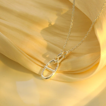 [Plus&Max]HM CHAINE D'ANCRE PENDANT NECKLACE STERLING SILVER